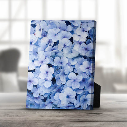 Stunning Blue Floral Oil Painting for Elegant Home Decor