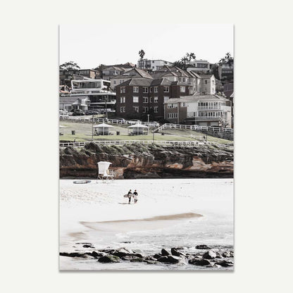 Bronte Beach and Bronte Pool Coastal Art Set for Home Decor