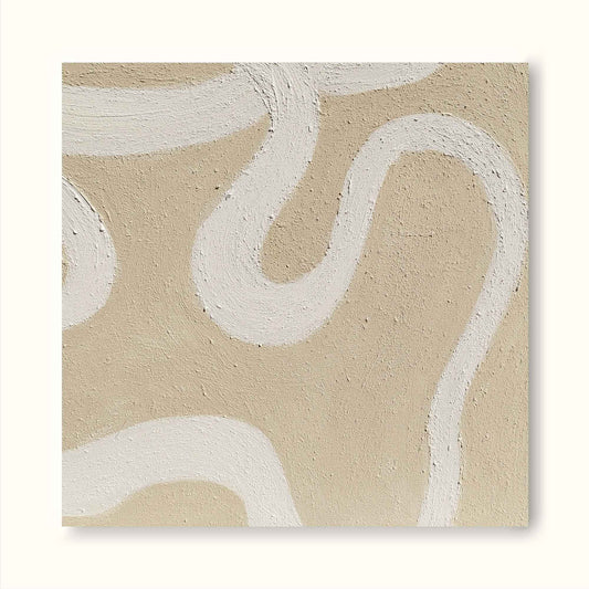 Elegant Minimalist Line Art Painting for Modern Home Decor