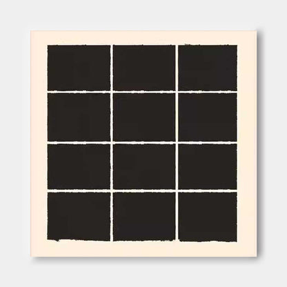 Contemporary Minimalist Black and White Canvas Art for Modern Interiors