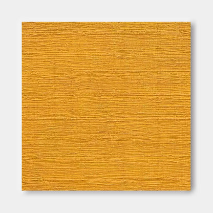 Vibrant Textured Yellow Oil Painting for Modern Minimalist Decor