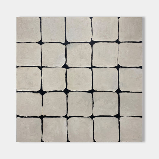 Contemporary Wabi-Sabi Texture Art for Minimalist Home Decor