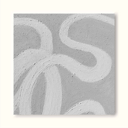Elegant Minimalist Line Art Oil Painting for Modern Home Decor