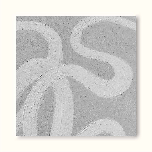 Elegant Minimalist Line Art Oil Painting for Modern Home Decor