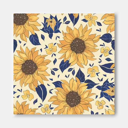 Vibrant Sunflower Oil Painting - Floral Wall Art for Bright Home Decor