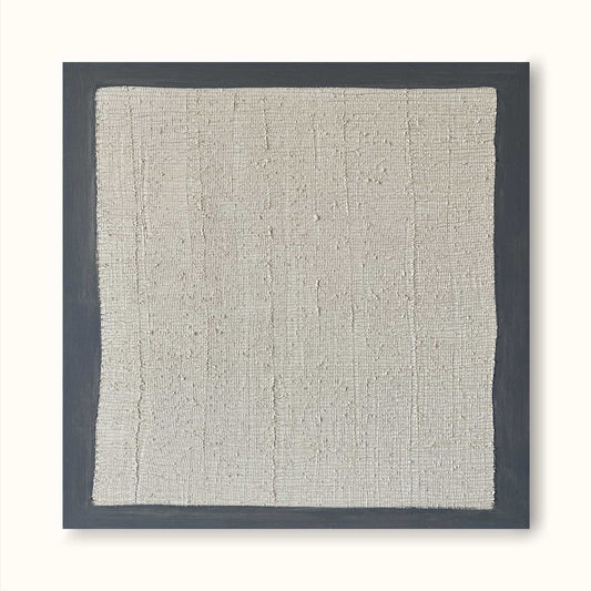 Elegant Minimalist White Texture Oil Painting for Modern Home Decor