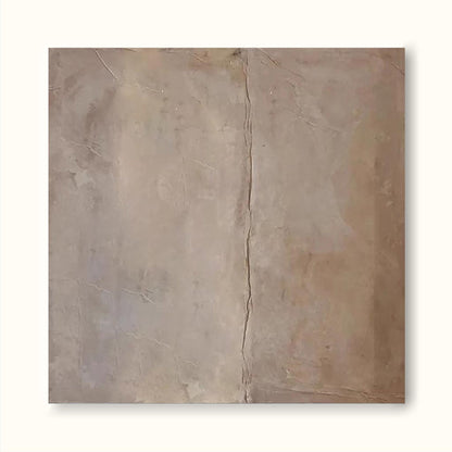 Neutral Minimalist Abstract Oil Painting for Modern Home Decor and Art Collection