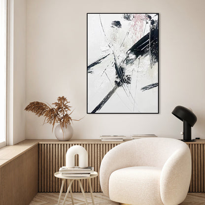 Modern Abstract Oil Painting for Elegant Home Decor and Art Enthusiasts