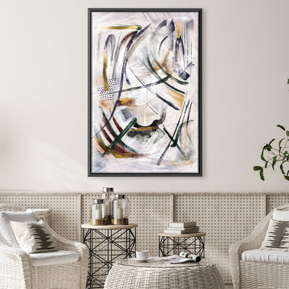 Abstract Oil Painting for Modern Home Decor - Clarity and Color Harmony