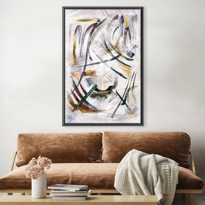 Abstract Oil Painting for Modern Home Decor - Clarity and Color Harmony