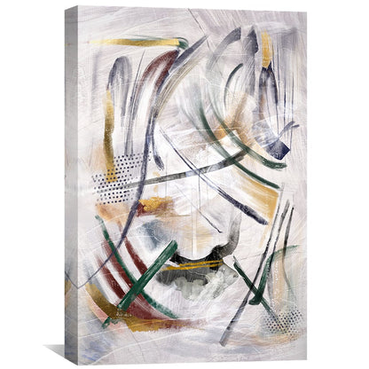 Abstract Oil Painting for Modern Home Decor - Clarity and Color Harmony