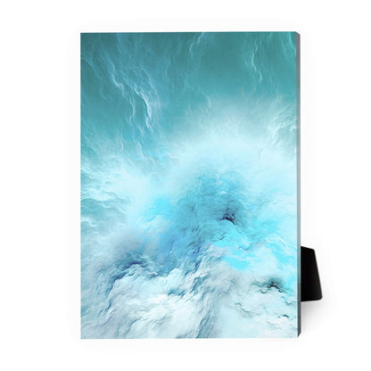 Serene Ocean Wave Oil Painting on Canvas for Tranquil Home Decor