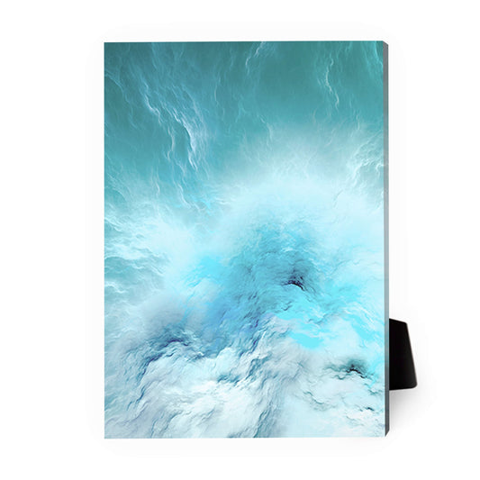 Serene Ocean Wave Oil Painting on Canvas for Tranquil Home Decor
