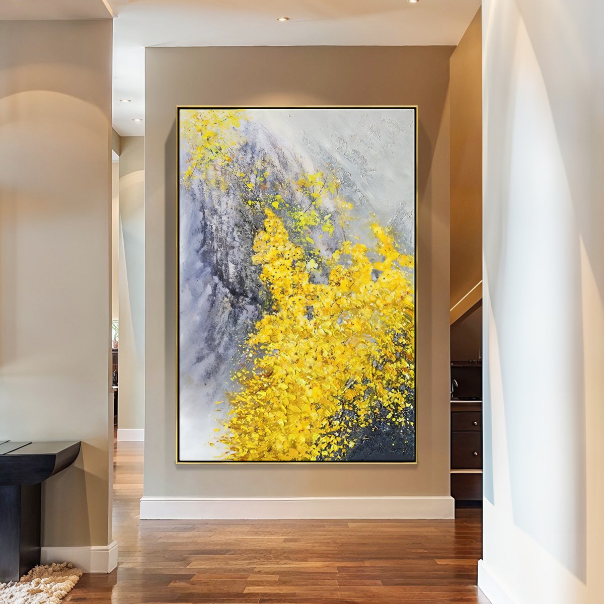 Vibrant Colorado Wildflower Oil Painting – Nature's Beauty in Yellow Hues