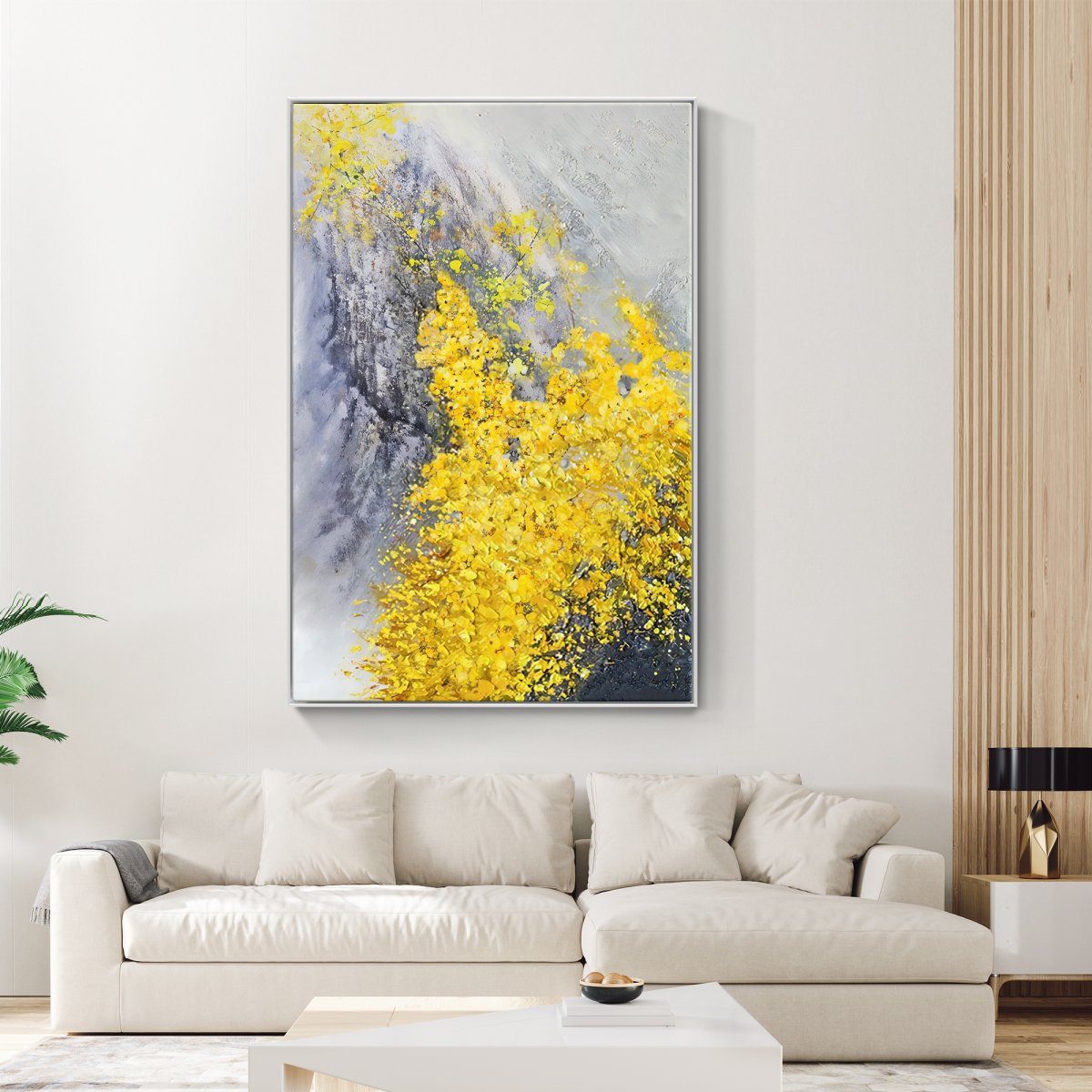 Vibrant Colorado Wildflower Oil Painting – Nature's Beauty in Yellow Hues
