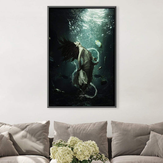 Enchanting Underwater Journey Oil Painting for Elegant Home Decor