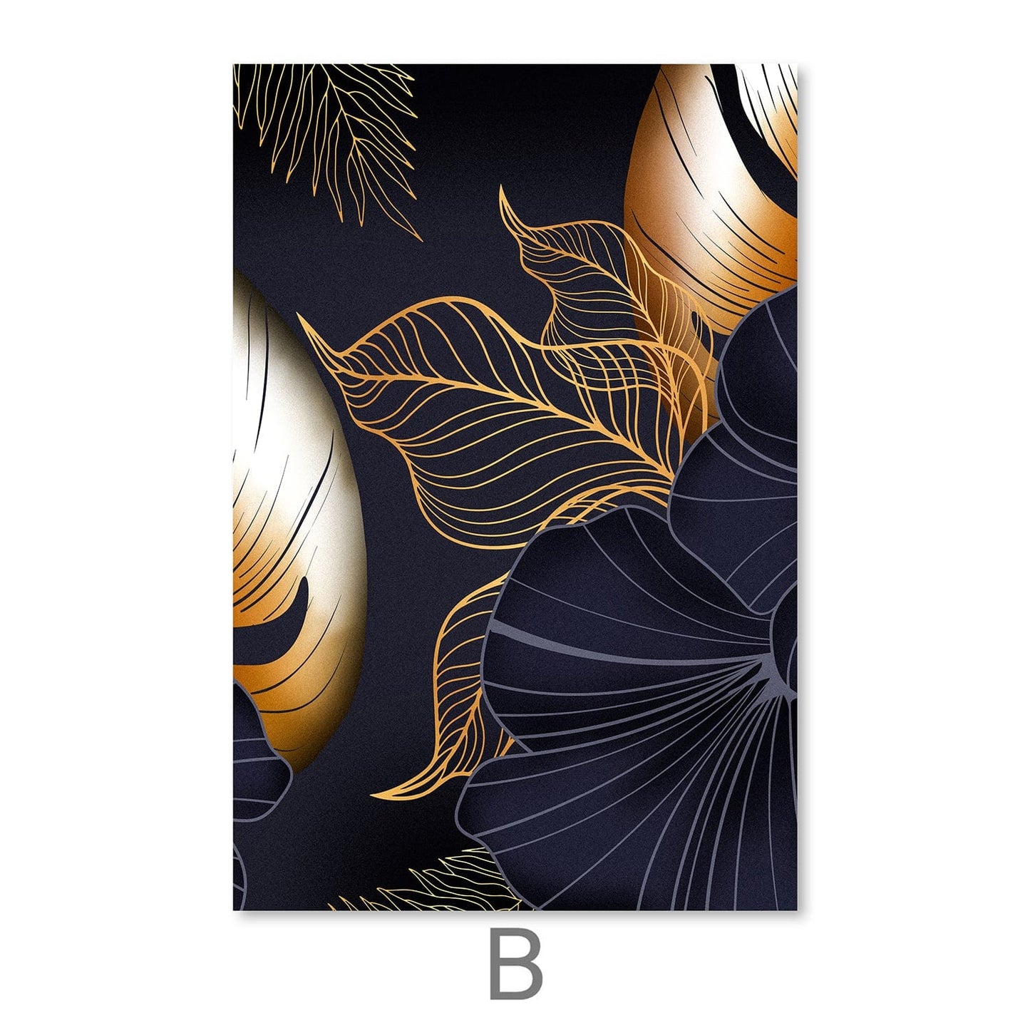 Elegant Floral Contrast Triptych Oil Painting for Modern Home Decor