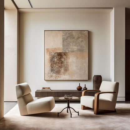 Contemporary Abstract Oil Painting for Modern Home Decor