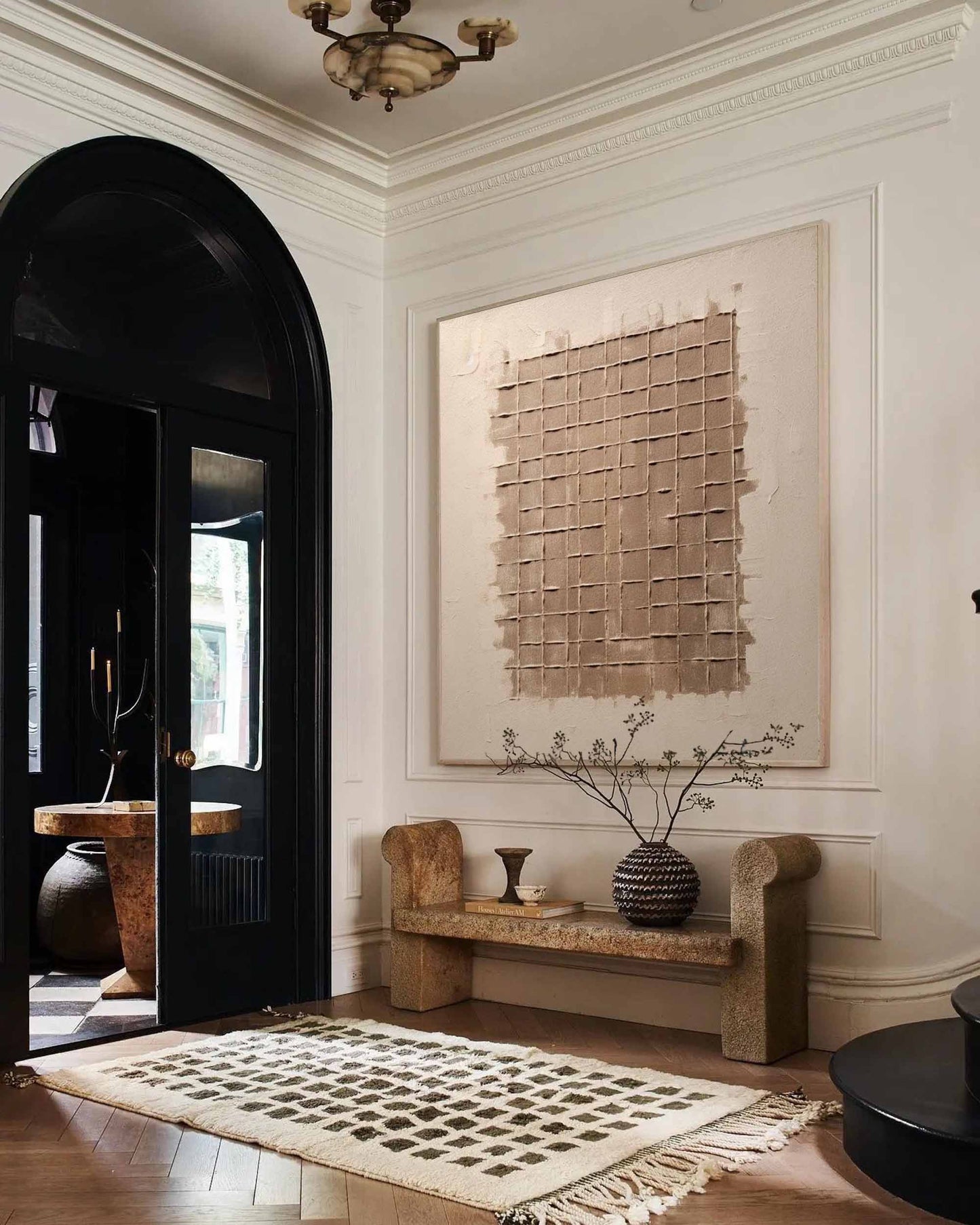 Minimalist Wabi-Sabi Oil Painting for Serene Home Decor and Unique Wall Art