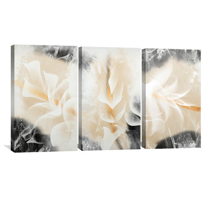 Serene Floral Abstract Oil Painting for Contemporary Home Decor