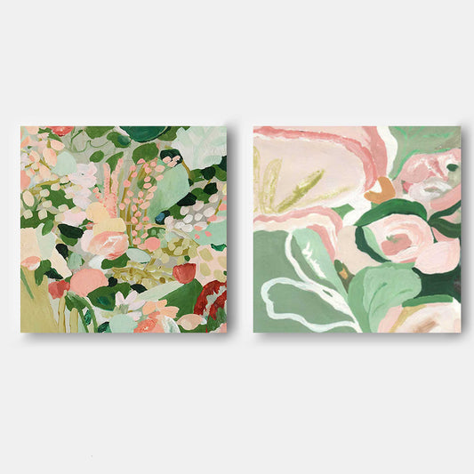 Vibrant Floral Oil Painting for Elegant Home Decor and Art Lovers