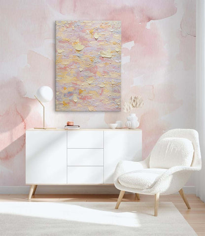 Colorful Abstract Oil Painting for Modern Home Decor
