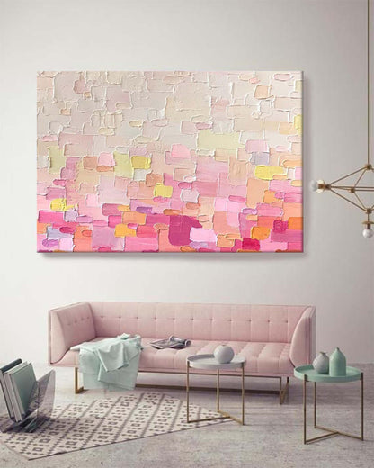 Colorful Abstract Oil Painting for Modern Home Décor and Art Lovers