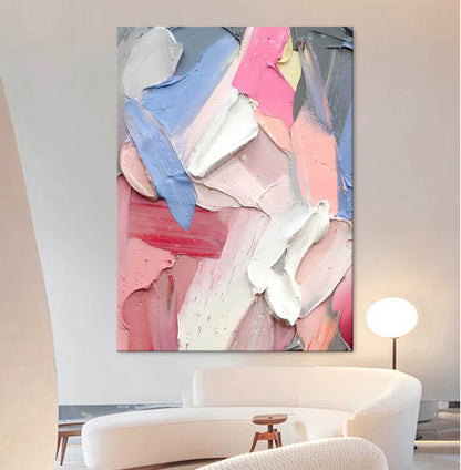 Colorful Abstract Oil Painting for Modern Art Décor and Home Aesthetics
