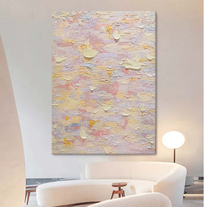 Colorful Abstract Oil Painting for Modern Home Decor