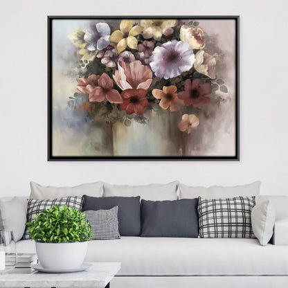 Vibrant Floral Bouquet Oil Painting for Elegant Home D√©cor