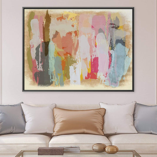 Vibrant Abstract Oil Painting for Modern Home Decor