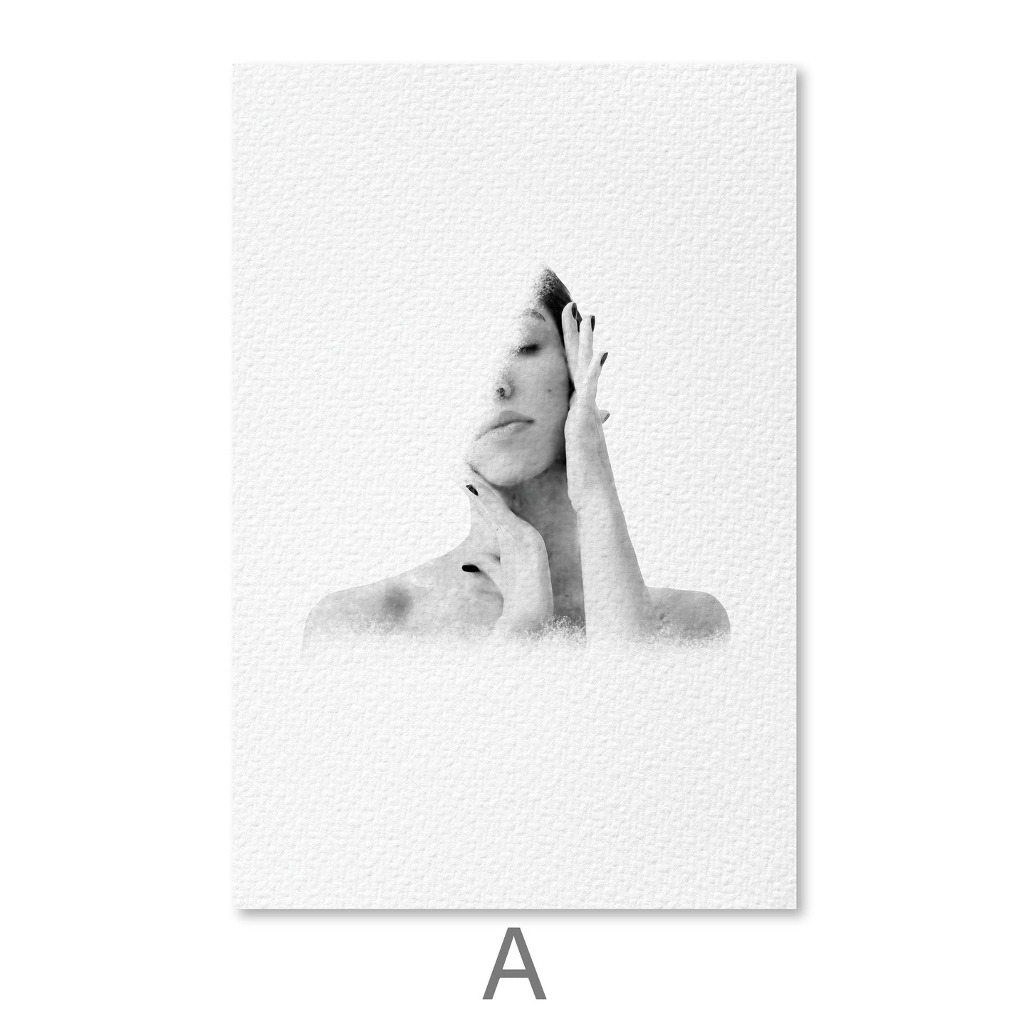 Abstract Portraits of Women in Ethereal Canvas Art