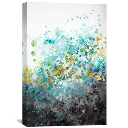 Tranquil Abstract Ocean-Inspired Oil Painting for Modern Décor