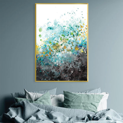 Tranquil Abstract Ocean-Inspired Oil Painting for Modern Décor