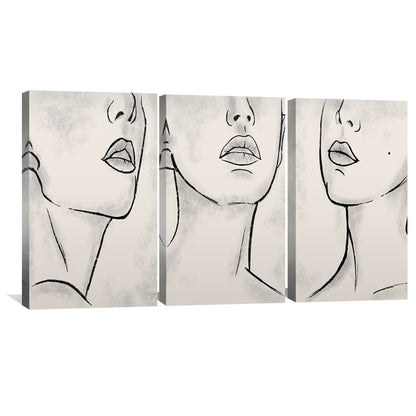 Emotional Abstract Expressions - Modern Minimalist Oil Painting for Elegant Decor