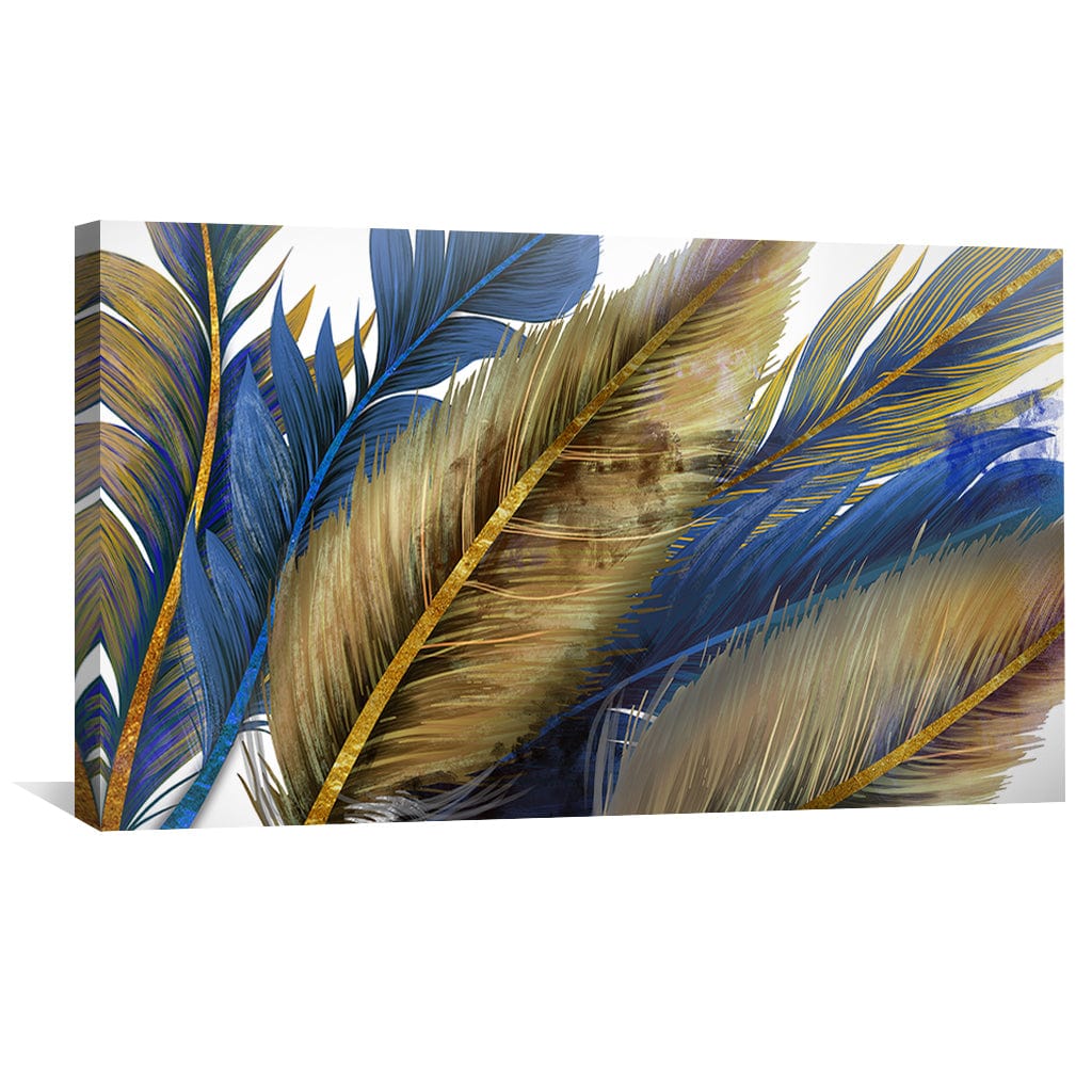 Vibrant Feathered Elegance Canvas Art for Modern Home Decor