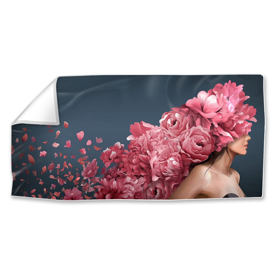Enchanting Floral Goddess Oil Painting for Elegant Home Decor