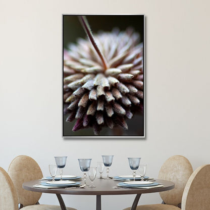 Stunning Close-Up Oil Painting of Unique Flower Textures for Home Decor