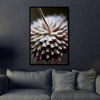 Stunning Close-Up Oil Painting of Unique Flower Textures for Home Decor