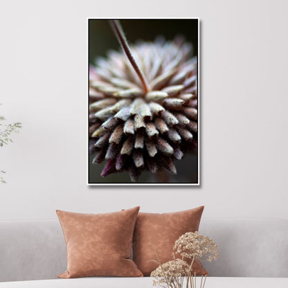 Stunning Close-Up Oil Painting of Unique Flower Textures for Home Decor