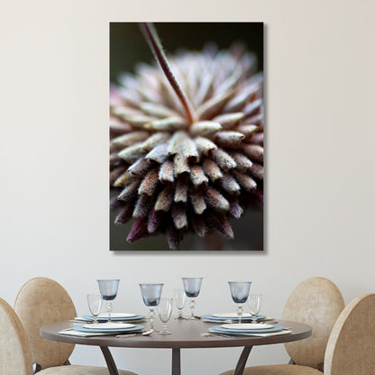 Stunning Close-Up Oil Painting of Unique Flower Textures for Home Decor