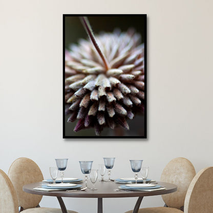 Stunning Close-Up Oil Painting of Unique Flower Textures for Home Decor