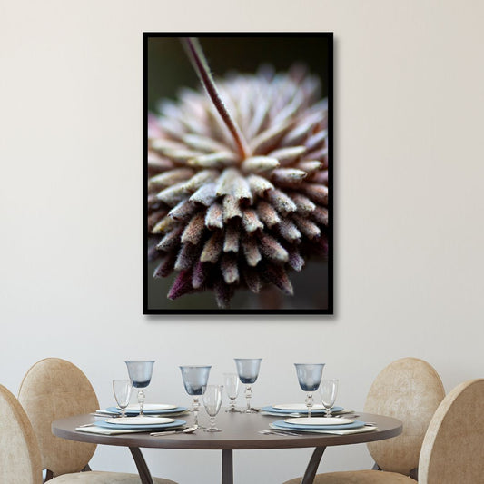 Stunning Close-Up Oil Painting of Unique Flower Textures for Home Decor