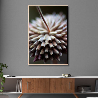 Stunning Close-Up Oil Painting of Unique Flower Textures for Home Decor