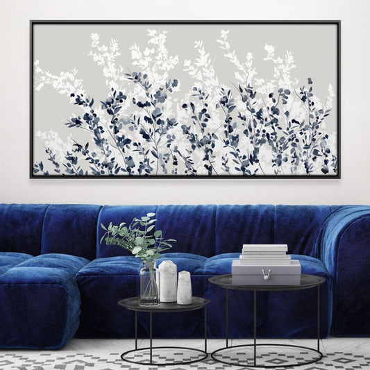 Elegant Floral Abstract Canvas Art for Modern Home Decor