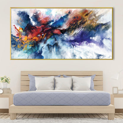 Vibrant Abstract Oil Painting for Modern Home Decor