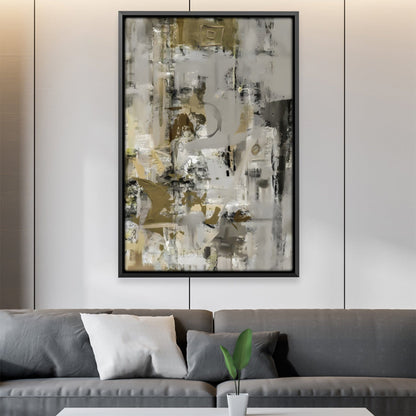 Sophisticated Modern Abstract Oil Painting for Elegant Home Décor