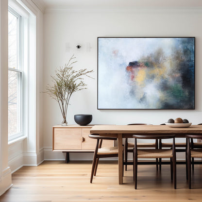 Serene Ocean Abstract Art ‚Äì Modern Wall Painting for Contemporary Decor