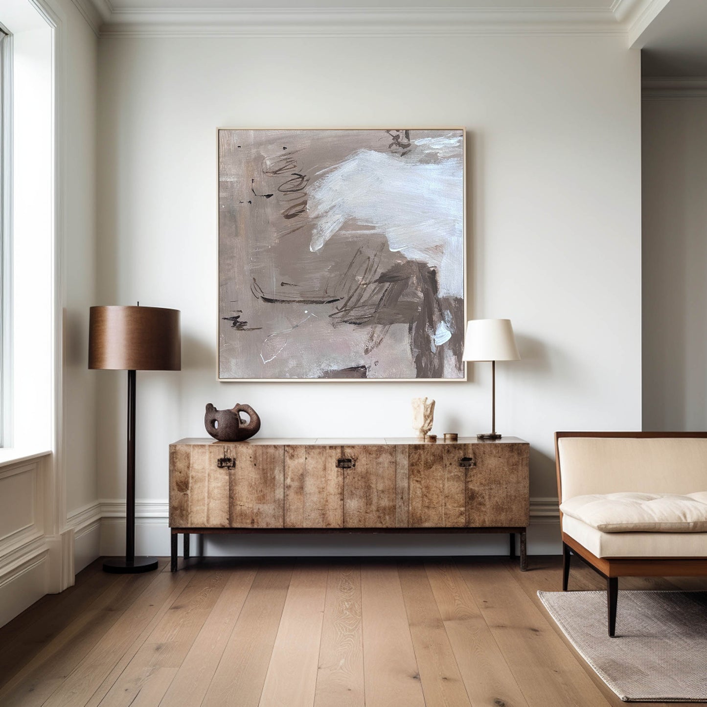 Contemporary Abstract Oil Painting for Modern Home Decor