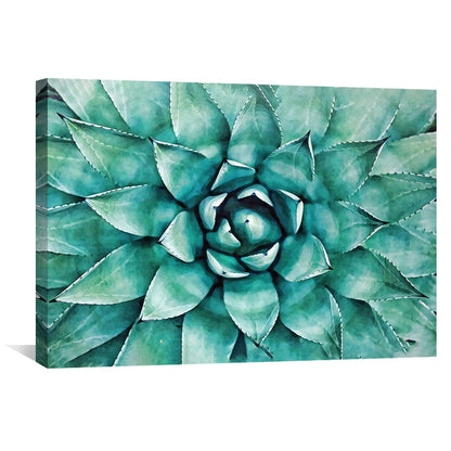 Vibrant Succulent Oil Painting for Modern Home Decor